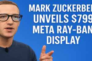 Zuckerberg’s Bold Step Into the Future of Smart Eyewear – Unveils $799 Ray-Ban Display Glasses